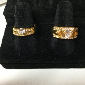 men and women ring set